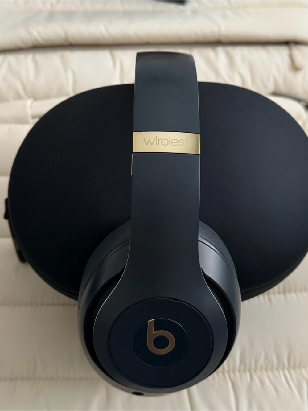 Beats by Dre Wireless Over-Ear Headphones in Black with Gold Accents